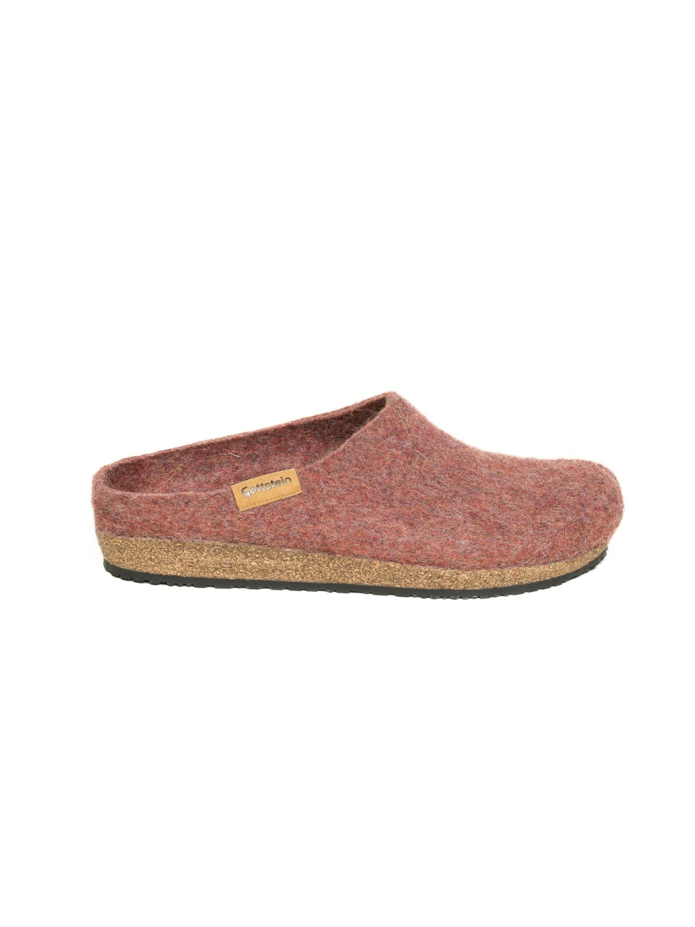 Stegmann Clogs 'Filzclogs Stegmann 208' in Red