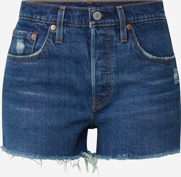 LEVI'S ® Τζιν '501 Original Short' σε μπλε: μπροστά