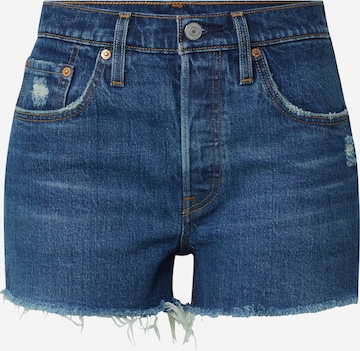 zils LEVI'S ® Džinsi '501 Original Short': no priekšpuses