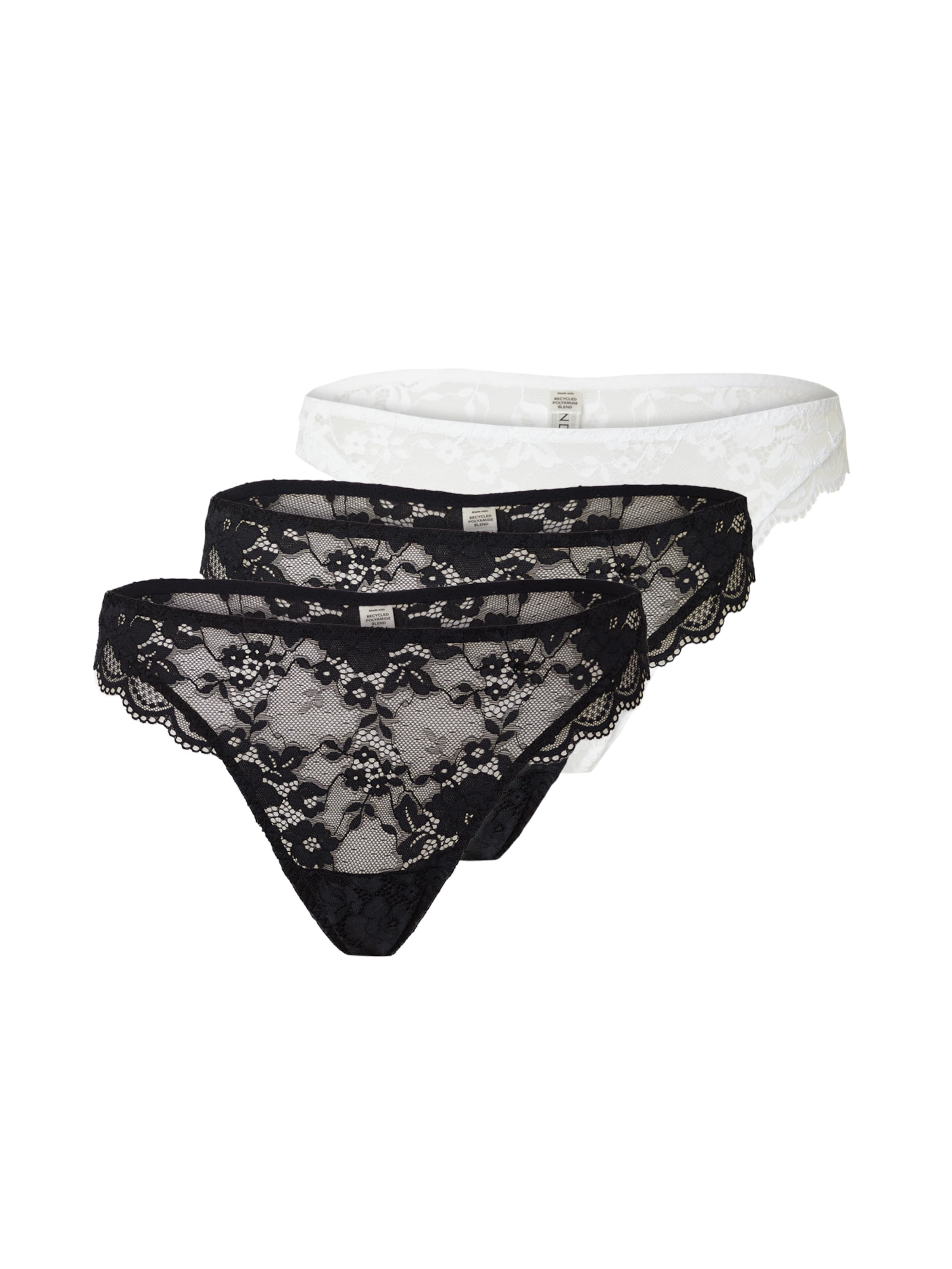 Lindex String 'Iris' in Black: front