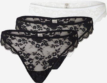 Lindex Stringit 'Iris' värissä musta: etupuoli