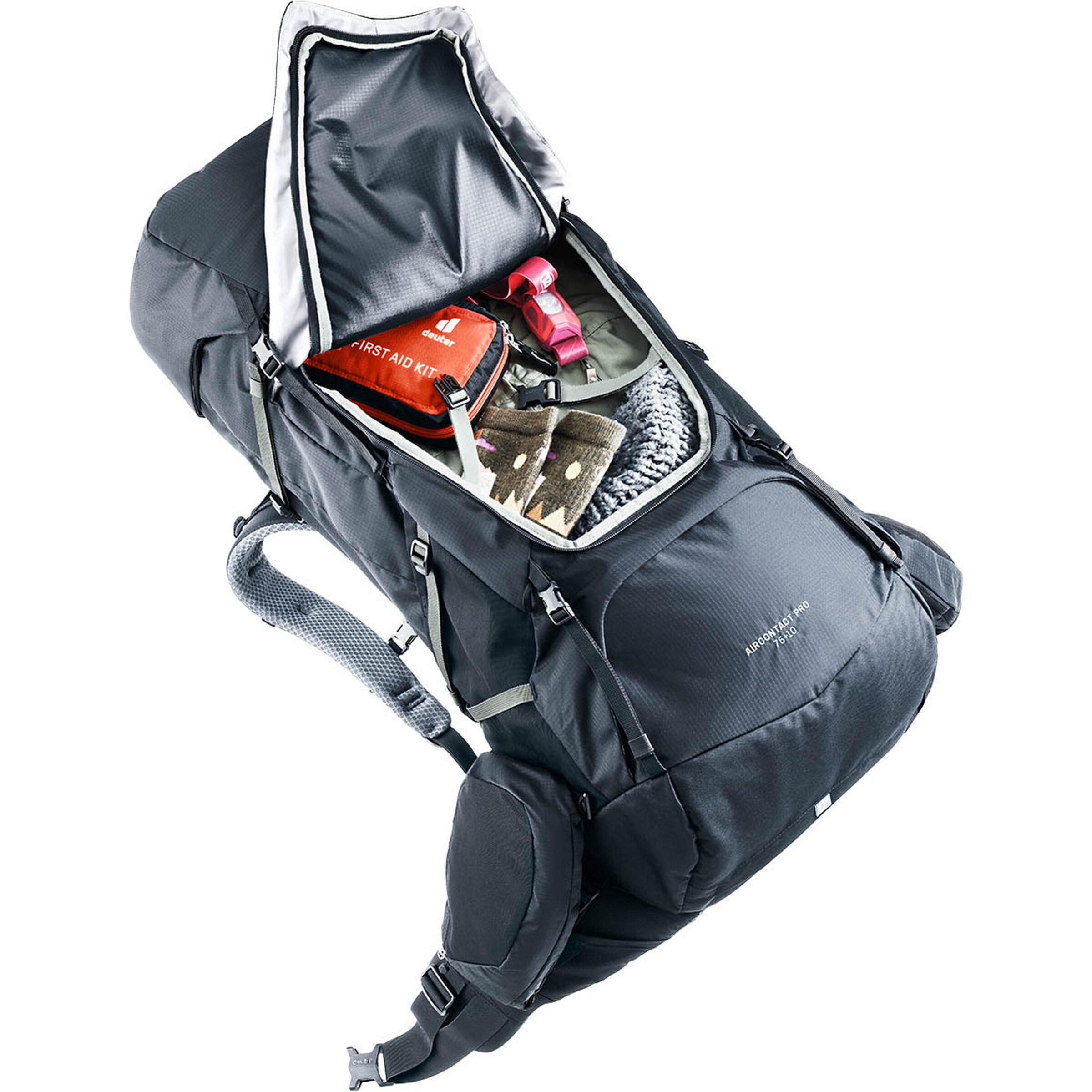 DEUTER Sports Backpack 'Aircontact Pro' in Black