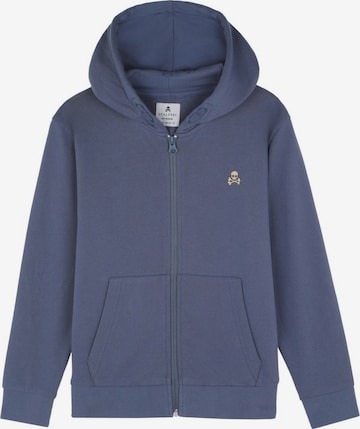 Scalpers Sweat jacket 'Explorer' in Blue: front