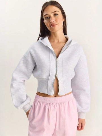 Bianco Lucci Strickjacke 'Strickjacken'‌‌‌ in Grau: Vorderseite