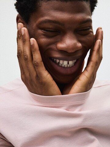 T-Shirt Bershka en rose