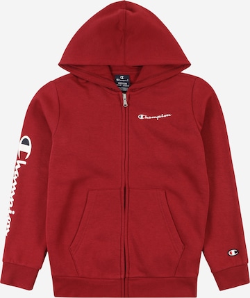 Champion Authentic Athletic Apparel Sweat jacket in Red: front