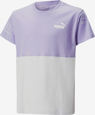 PUMA Shirt in Lila: voorkant