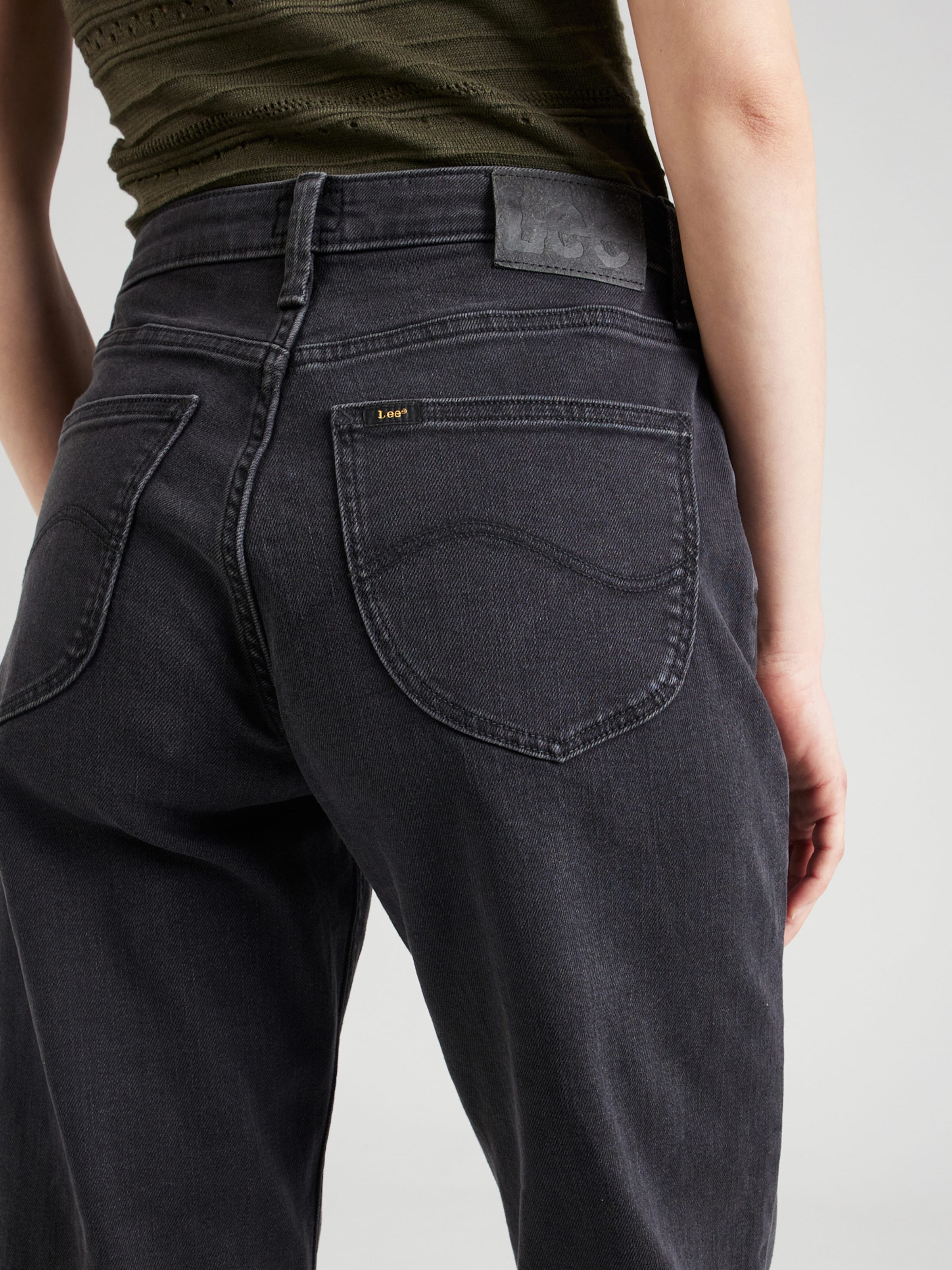 Lee Regular Jeans CAROL in Black Denim ABOUT YOU
