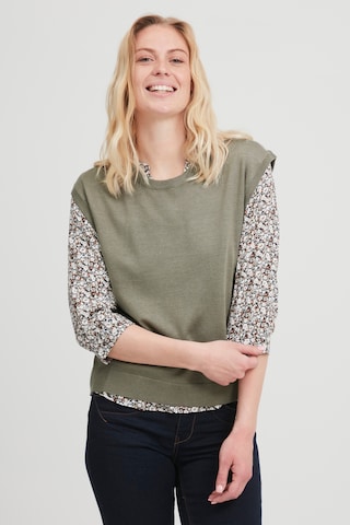 Fransa Sweater in Green: front