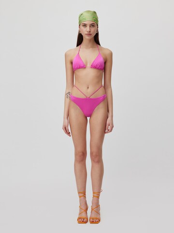 Pantaloncini per bikini 'Gunda' di LeGer by Lena Gercke in rosa