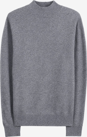 GOBI Cashmere - Jersey 'Men's Timeless Mock Neck Cashmere Sweater' en gris: frente