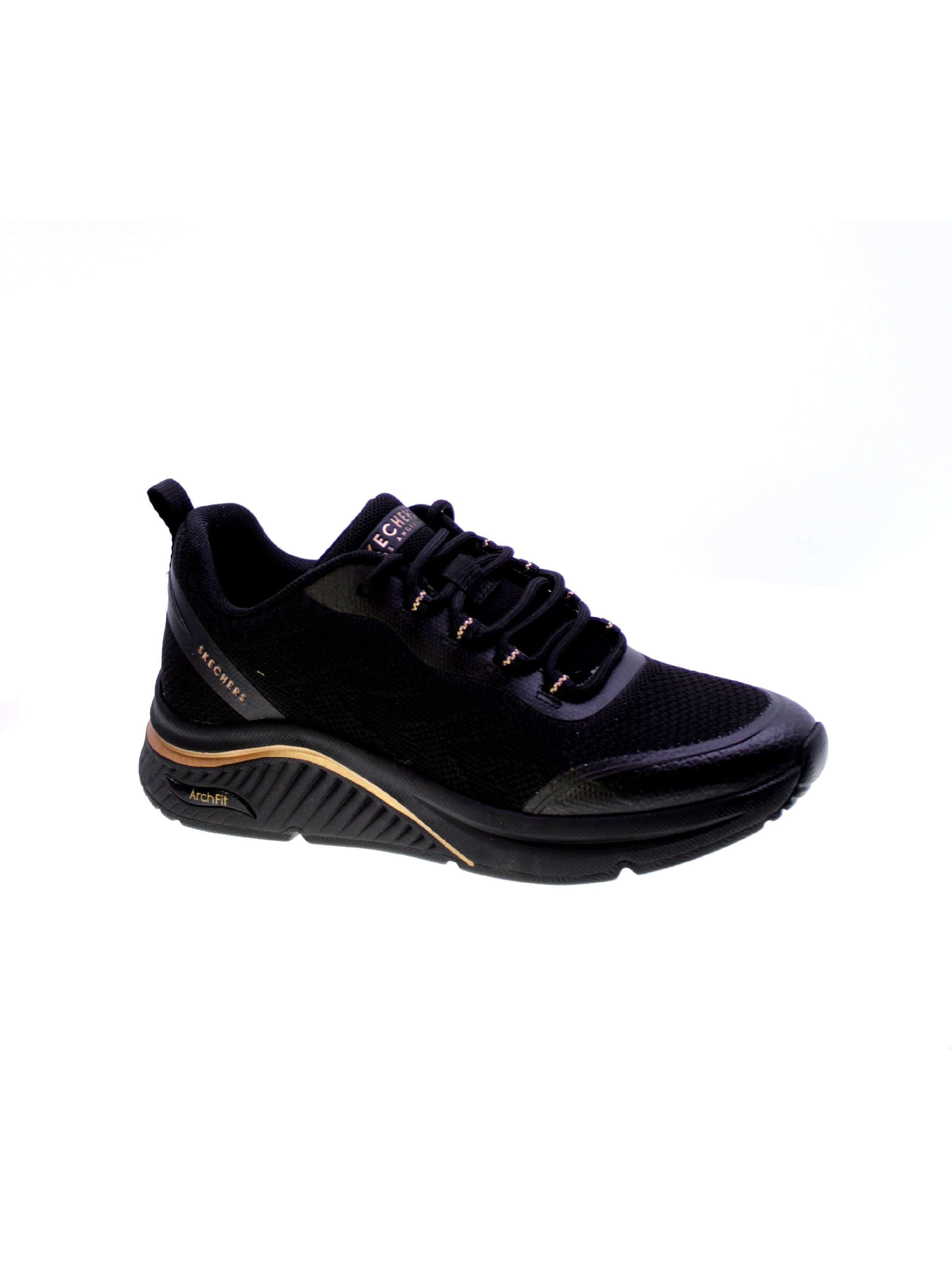Scarpa sportiva di SKECHERS in nero: frontale