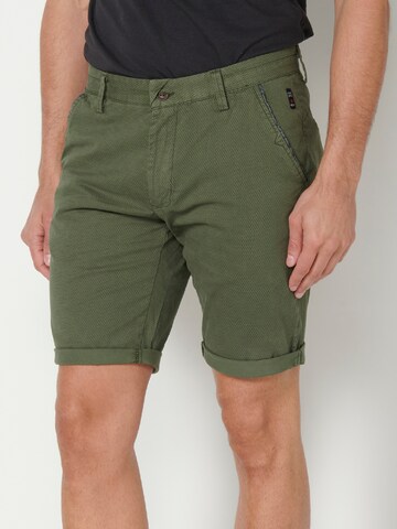 Regular Pantalon KOROSHI en vert : devant