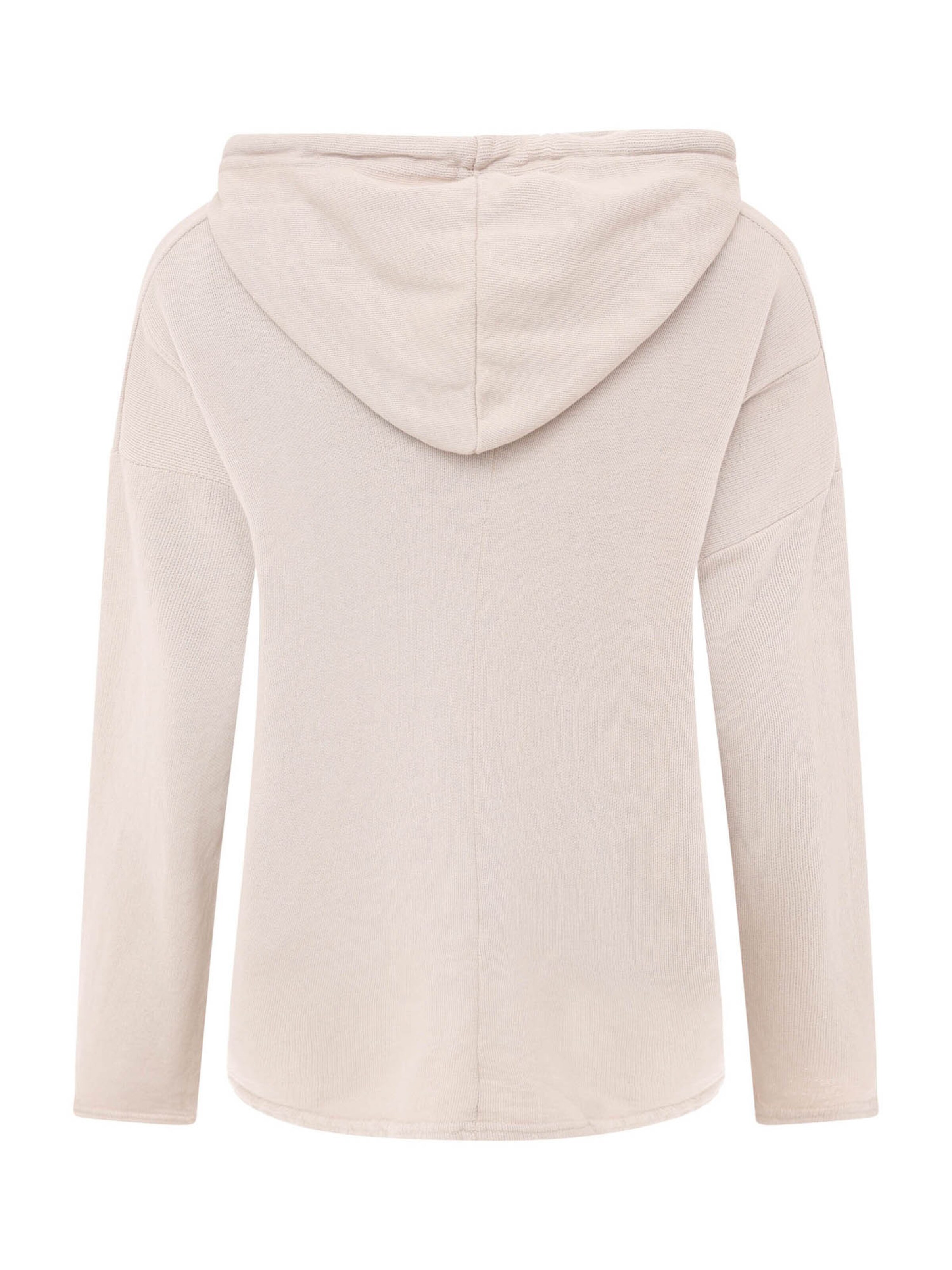 Zwillingsherz Sweatshirt 'Positive Mind' in Beige