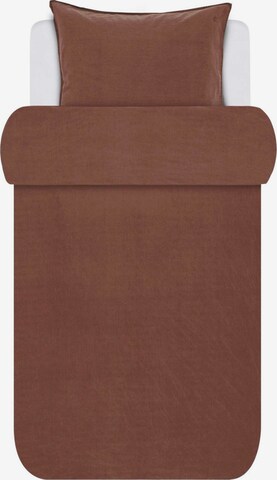 Marc O'Polo Duvet Cover 'Senja' in Brown: front