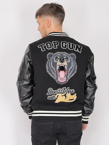 TOP GUN Übergangsjacke in Schwarz