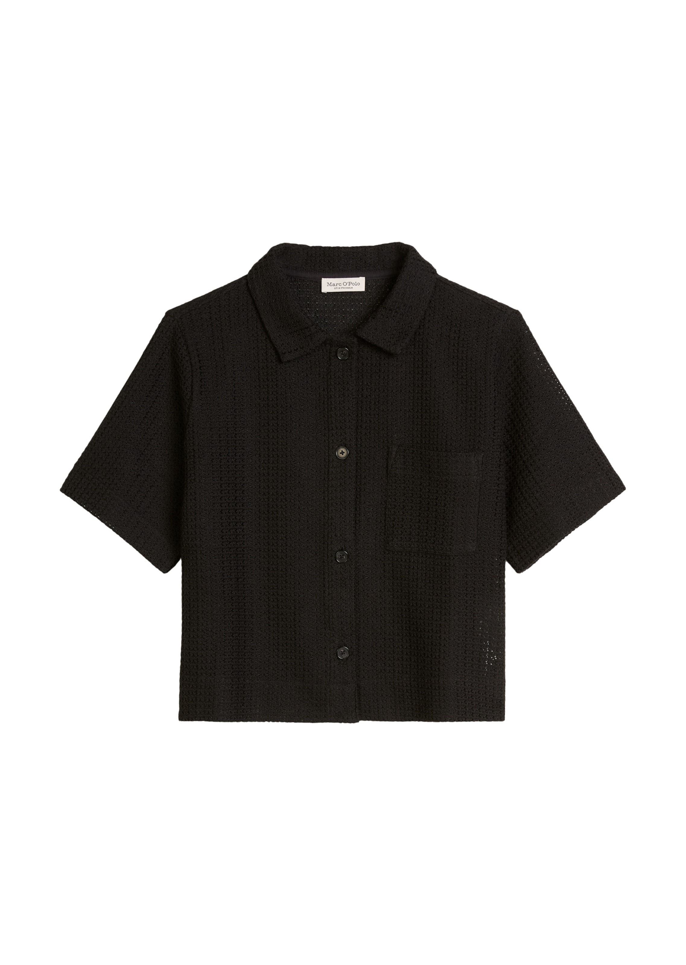 Marc O'Polo Shirt in Schwarz: Vorderseite
