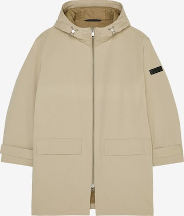 Parka mi-saison Marc O'Polo en beige : devant