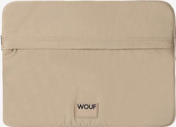 Wouf Laptoptas in Beige: voorkant