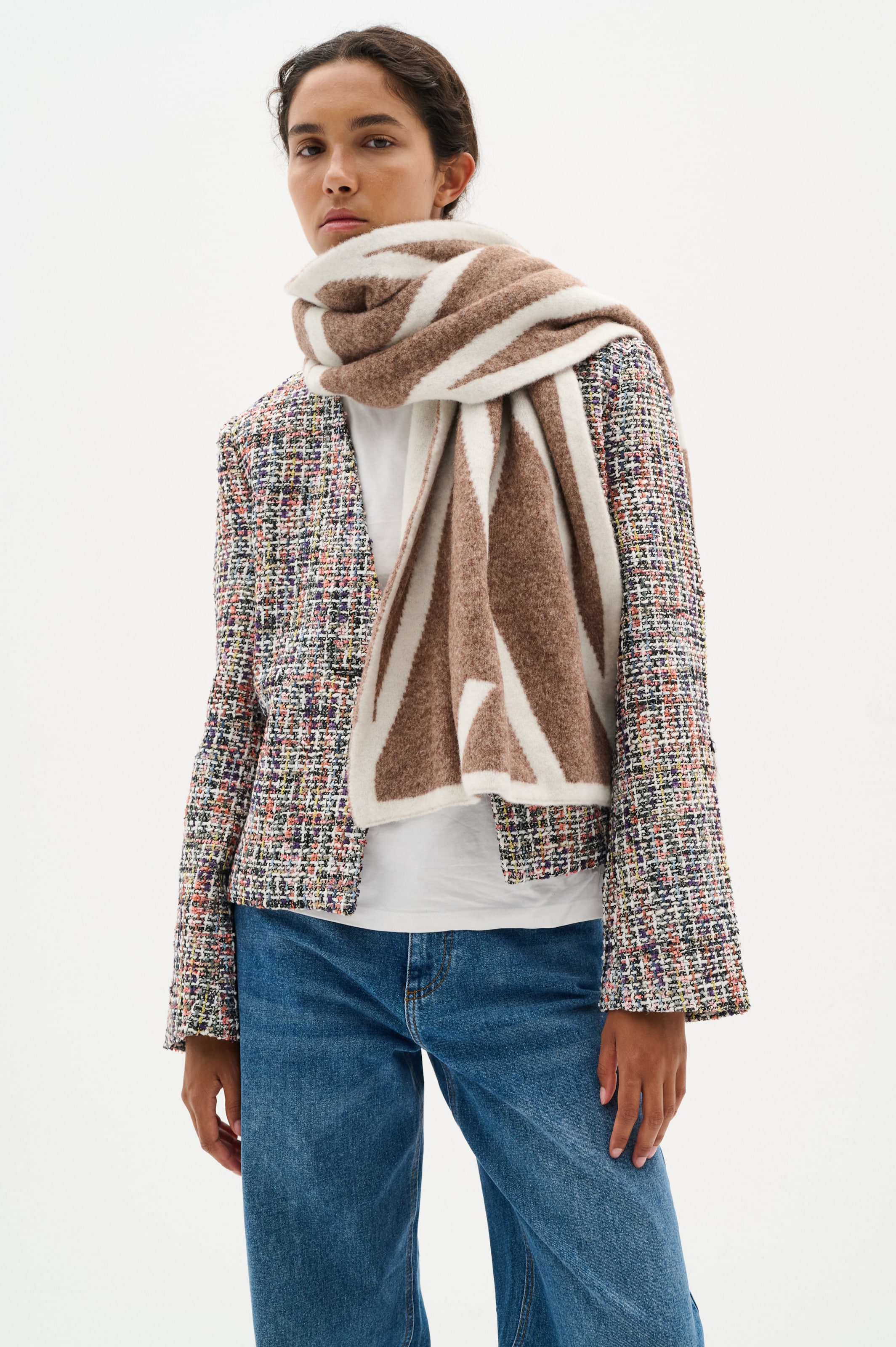 InWear Sjaal in Beige: voorkant
