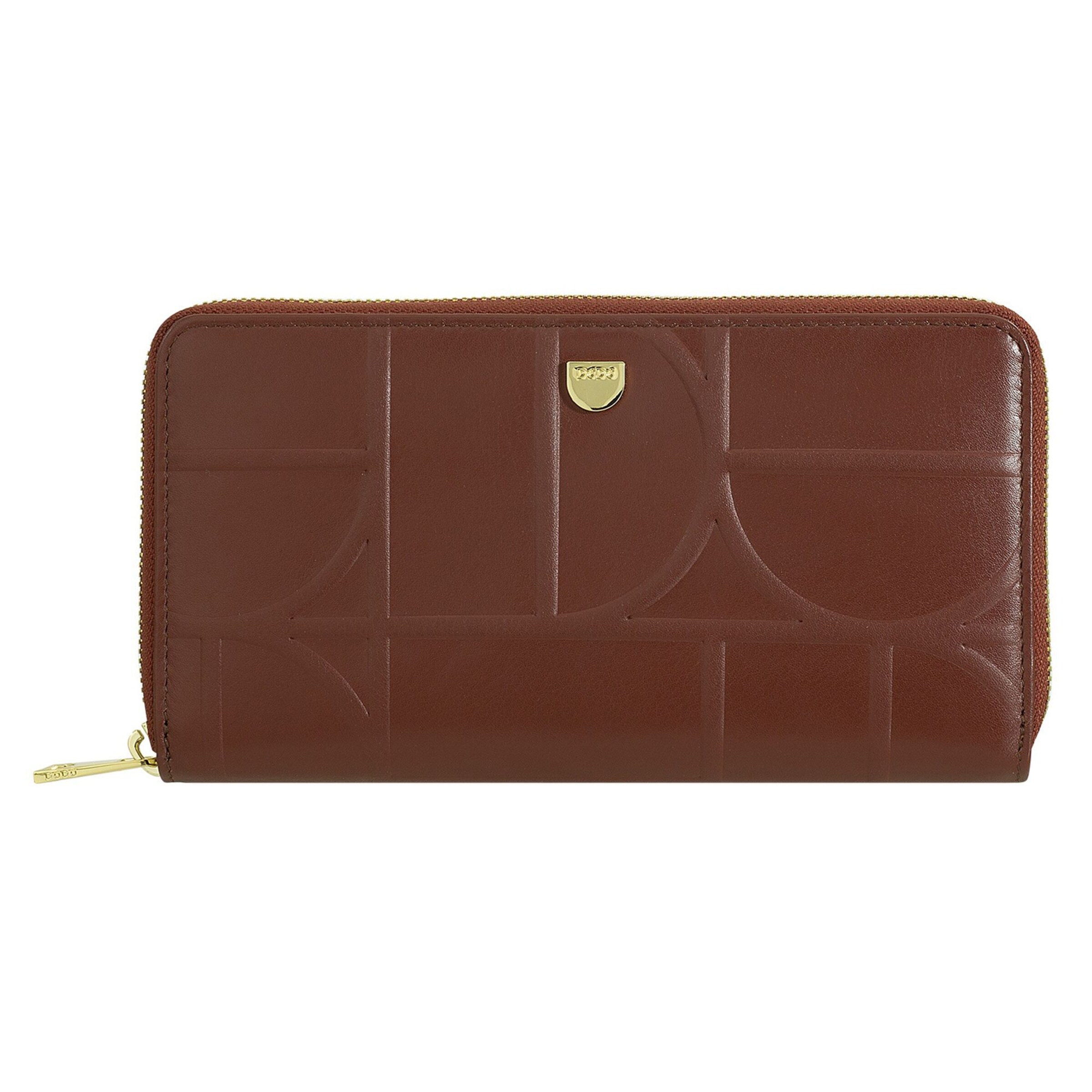 DuDu Wallet 'Up' in Brown: front
