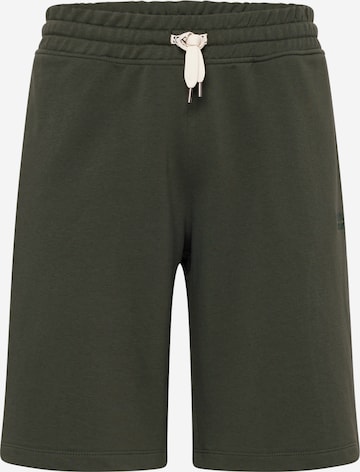 Regular Pantalon 'CLOVIS' GUESS en vert : devant