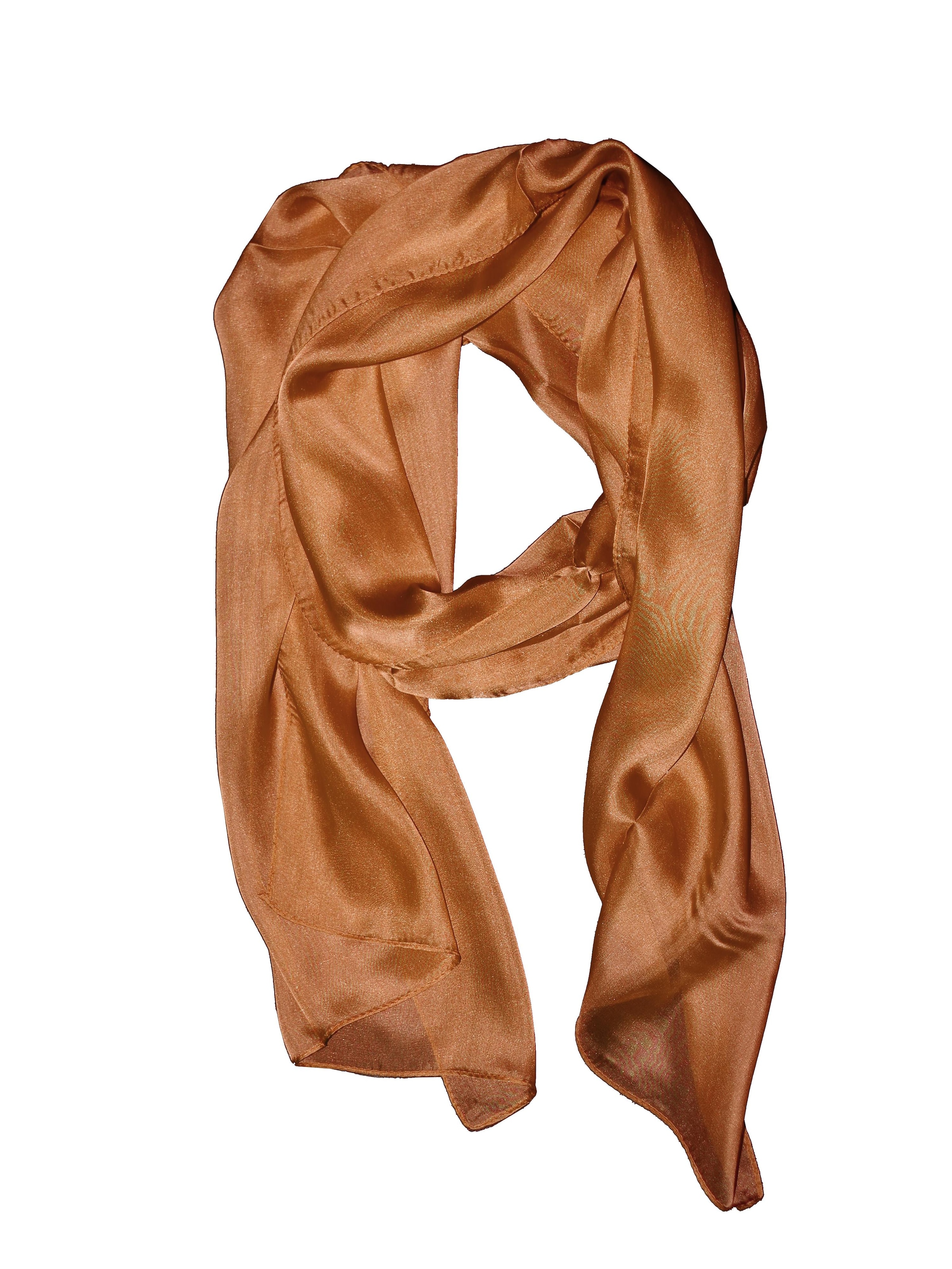 Écharpe 'Chiffon Scialle' Posh Gear en marron : devant