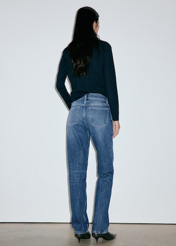 MANGO Regular Jeans 'LEO' in Blue: back