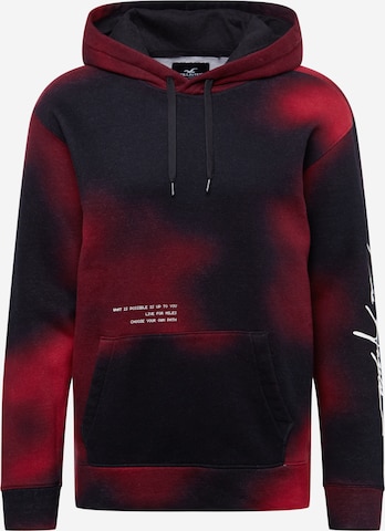 Sweat-shirt HOLLISTER en rouge : devant