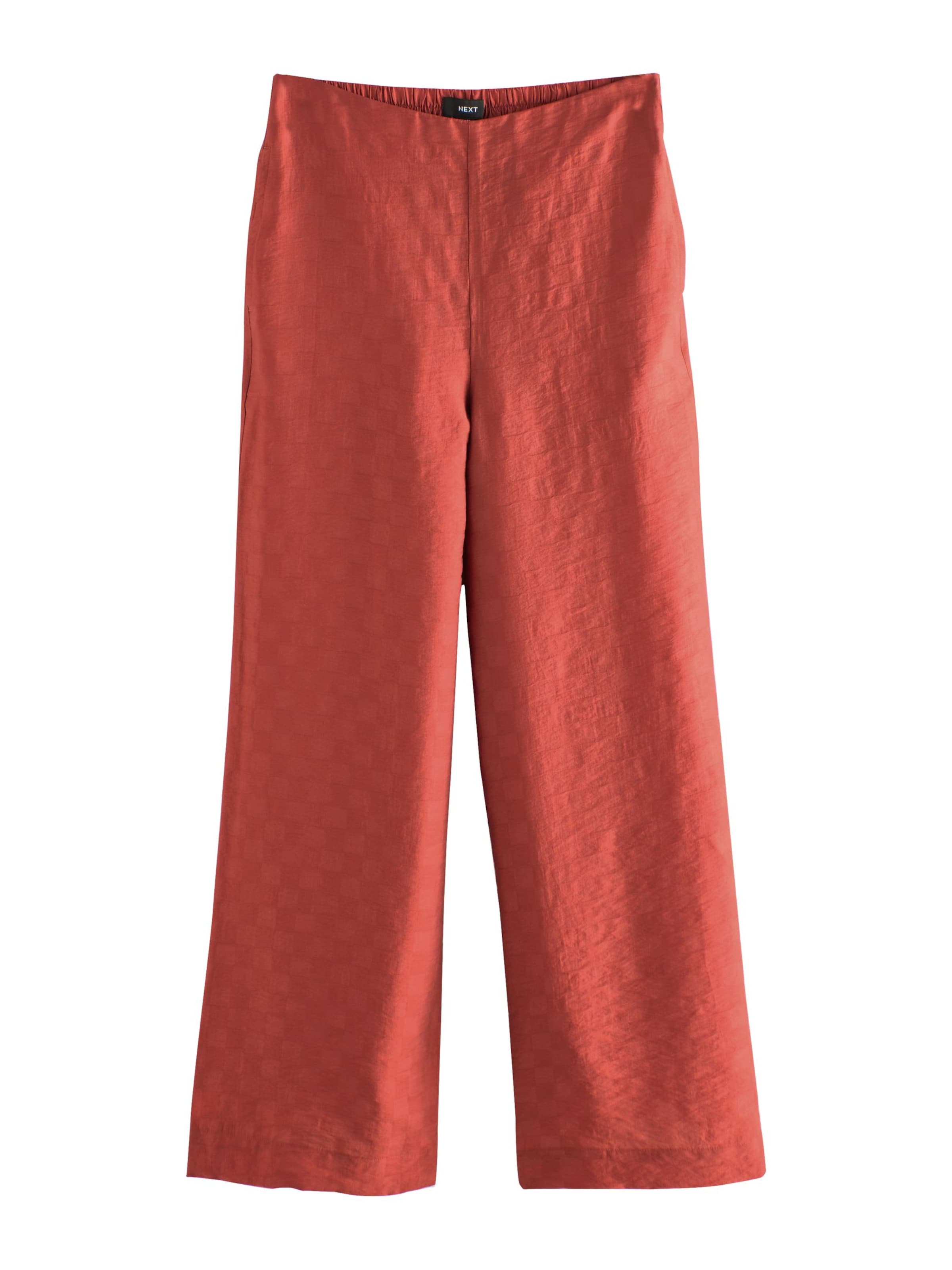 Next Broek in 32/Petite in de kleur Roestrood, Productweergave