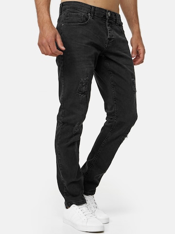 Tazzio Slimfit Jeans '16525' in Schwarz