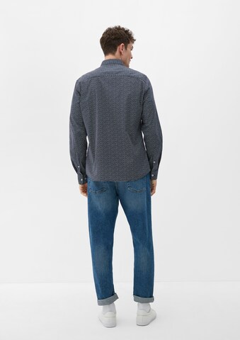 s.Oliver Slim fit Overhemd in Blauw