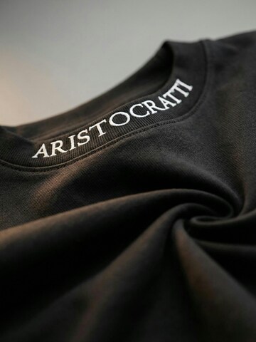 Maglietta 'ORIGIN – Black Classic Cotton T-Shirt' di ARISTOCRATTI in nero