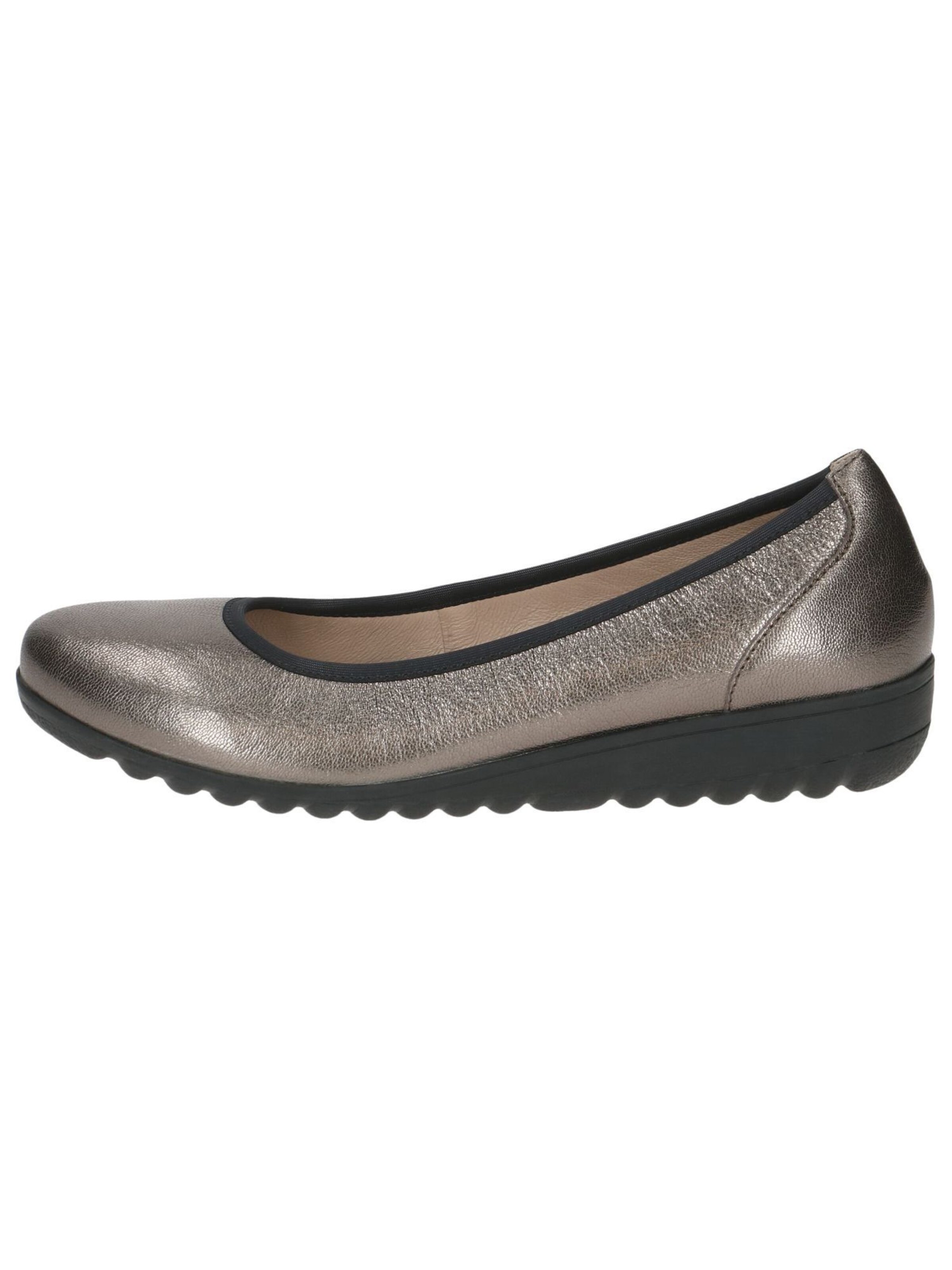CAPRICE Ballet Flats in Silver