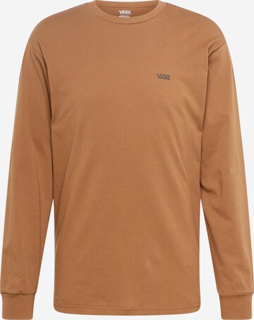 T-Shirt VANS en marron : devant