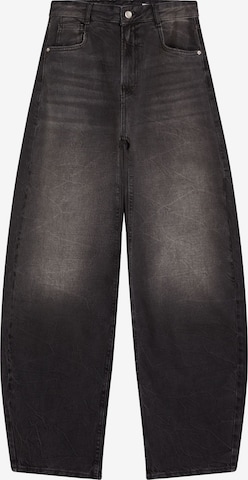 Bershka Barrel Jeans i svart: framsida