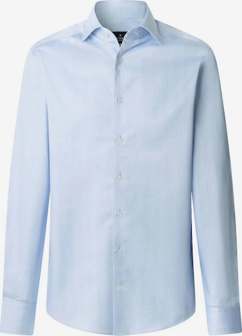 Chemise Hackett London en bleu : devant
