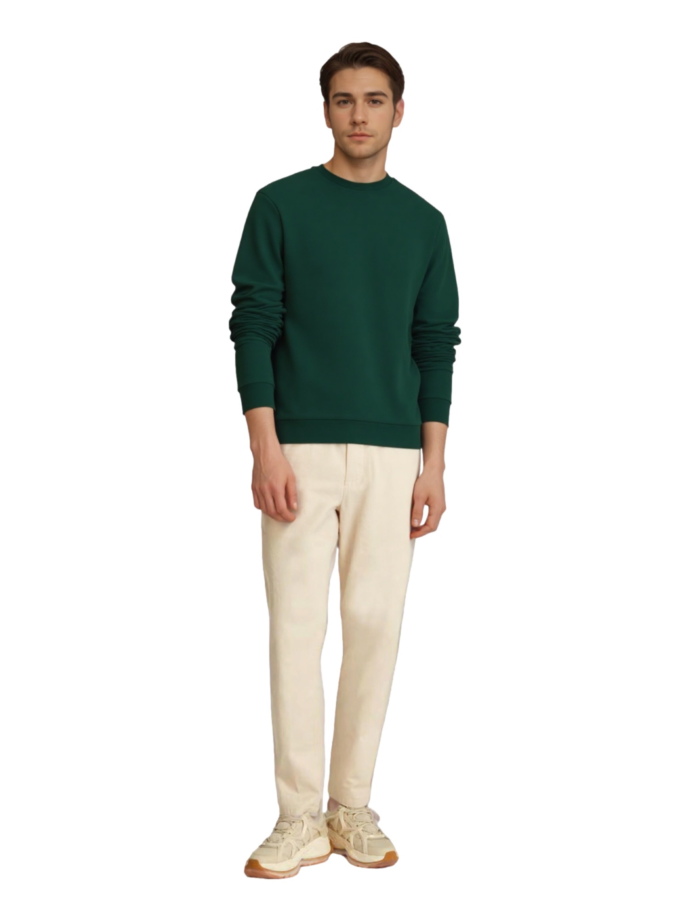 Only & Sons Regular Fit Sweatshirt 'ONSCERES' in Grün