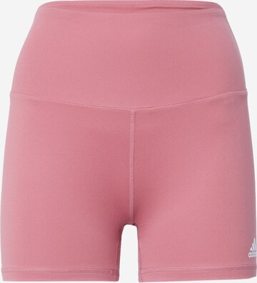 ADIDAS SPORTSWEAR Sportovní kalhoty 'Essential' – pink: přední strana