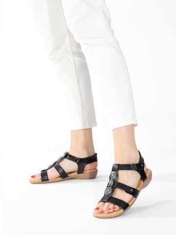 Minnetonka Sandal 'Sonya' in Black