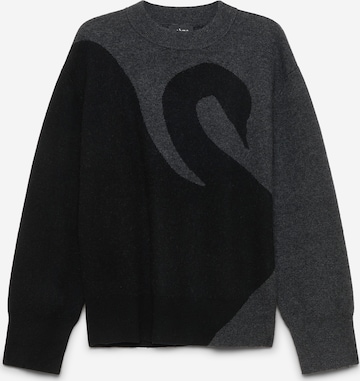 Yahmo Oversized sweater 'Lani' in Grey: front