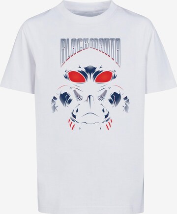 ABSOLUTE CULT Shirt 'Aquaman - Black Manta' in Wit: voorkant