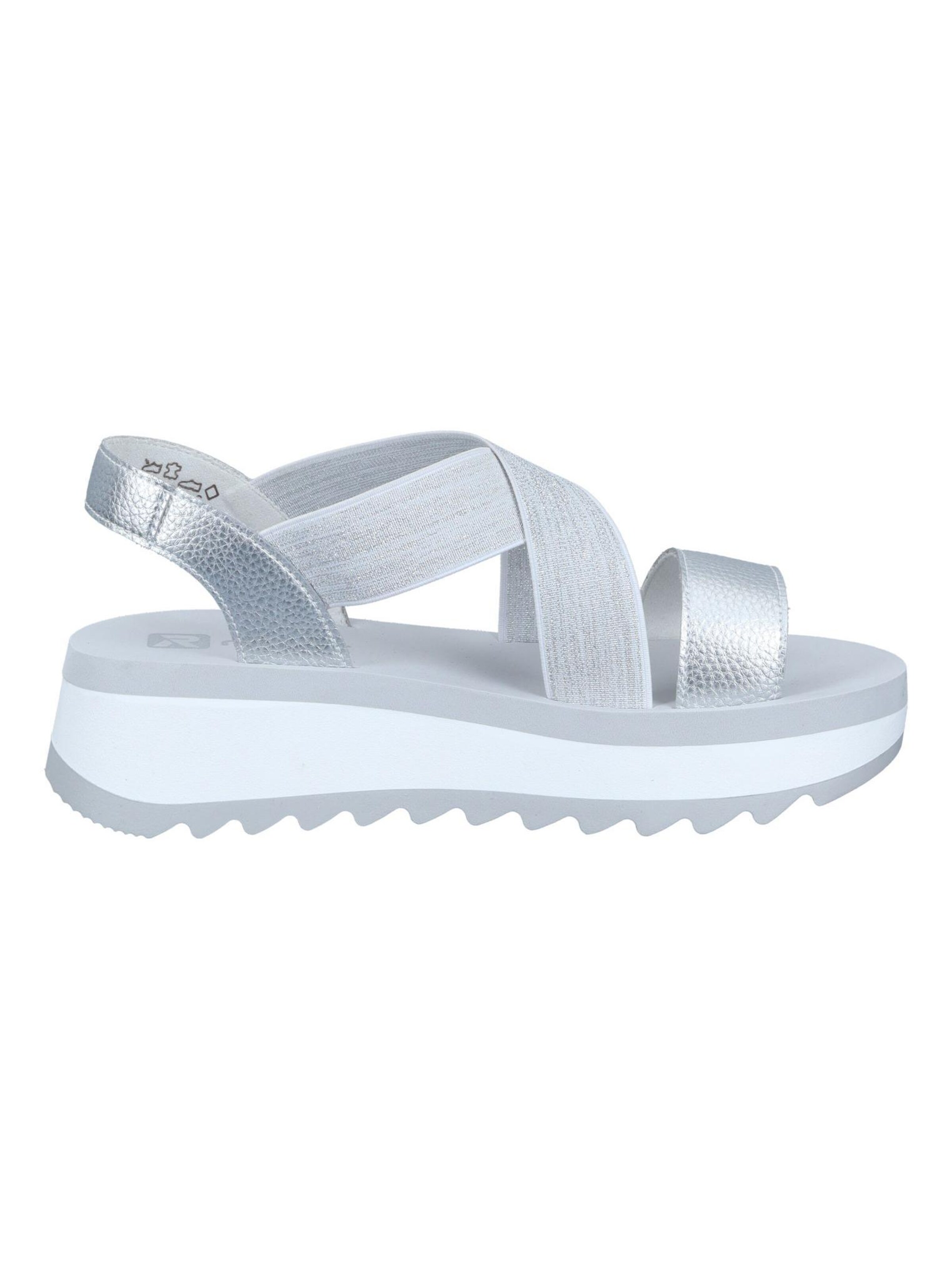 Rieker Sandale 'Sandaletten' in Silber