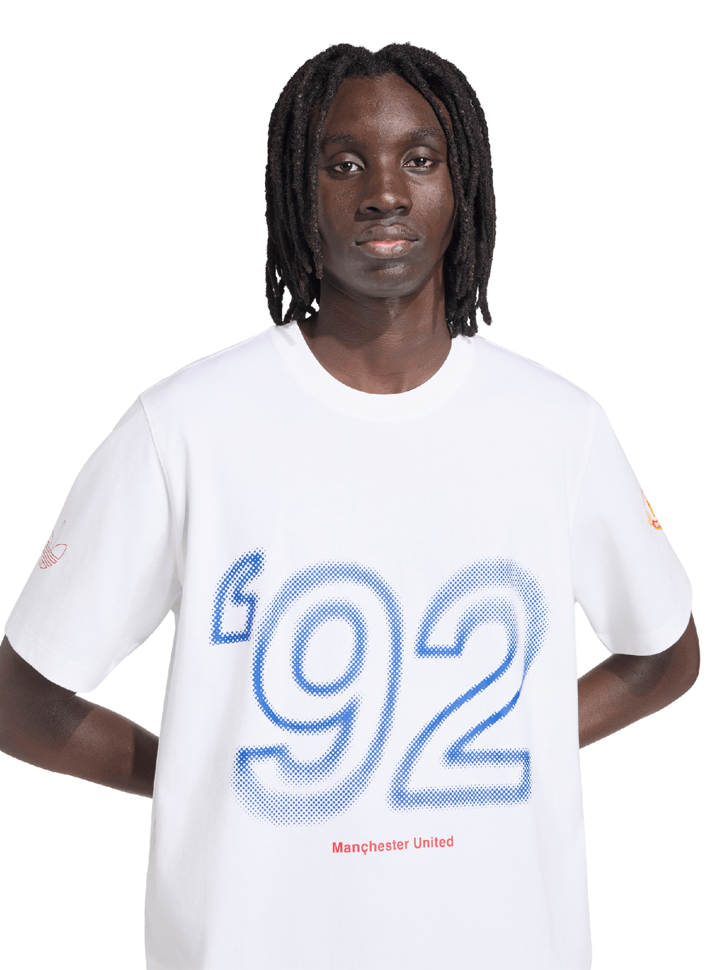 ADIDAS PERFORMANCE Spordisärk 'Manchester United 90', värv valge