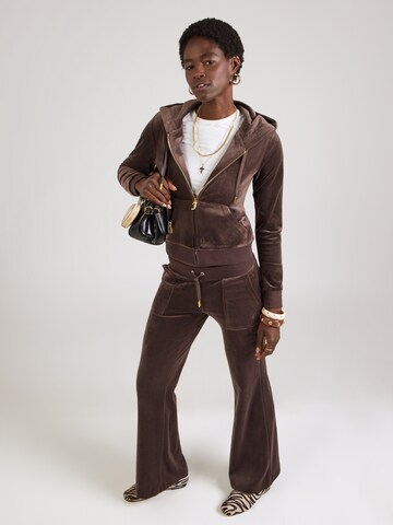 Juicy Couture Sweatjacke 'ROBERTSON' in Braun