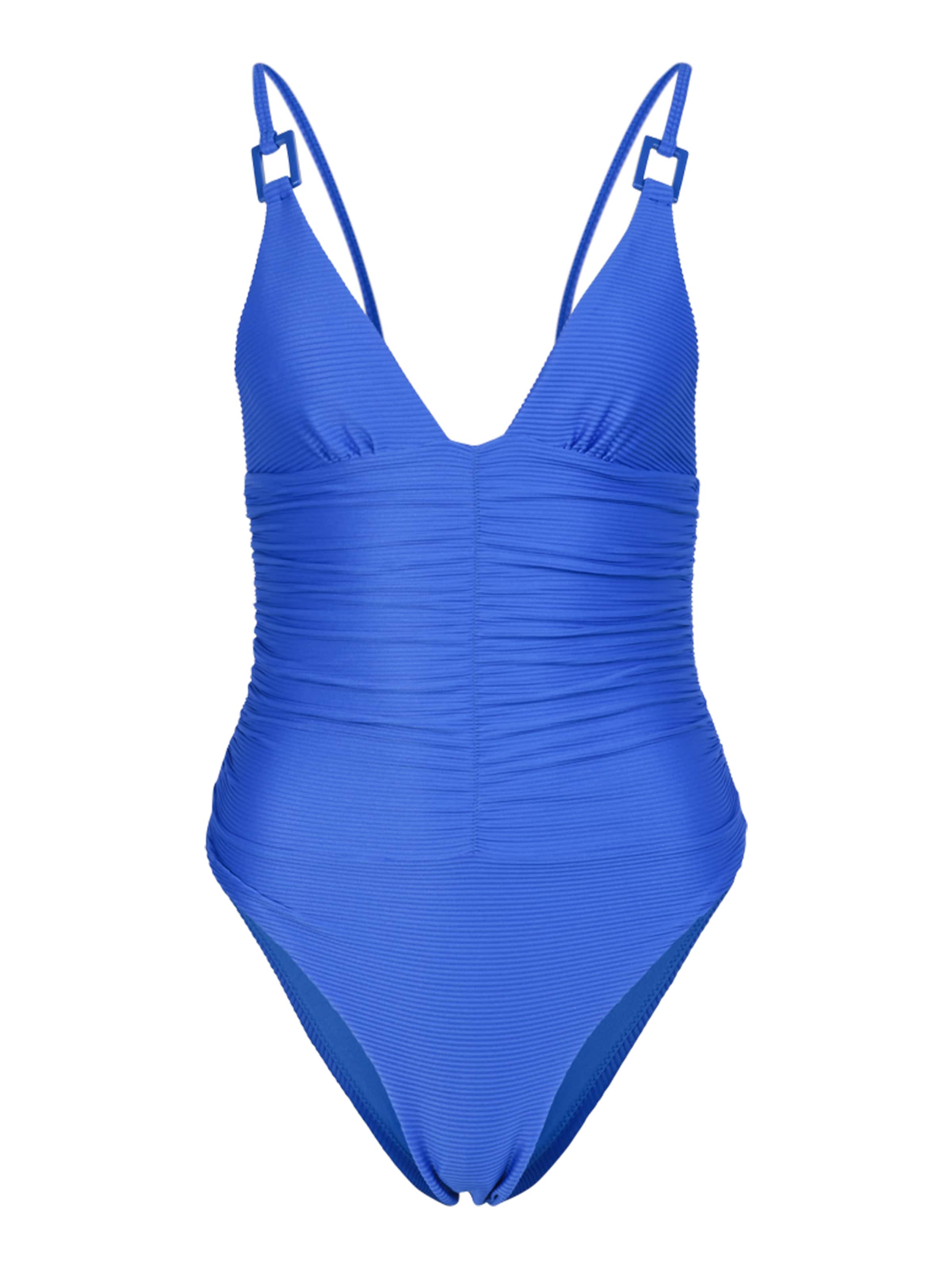 Hunkemöller Triangle Swimsuit 'Lagoon' in Blue: front