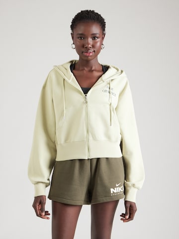 Nike Sportswear Bluza rozpinana 'PHNX FLC' w kolorze zielony: przód