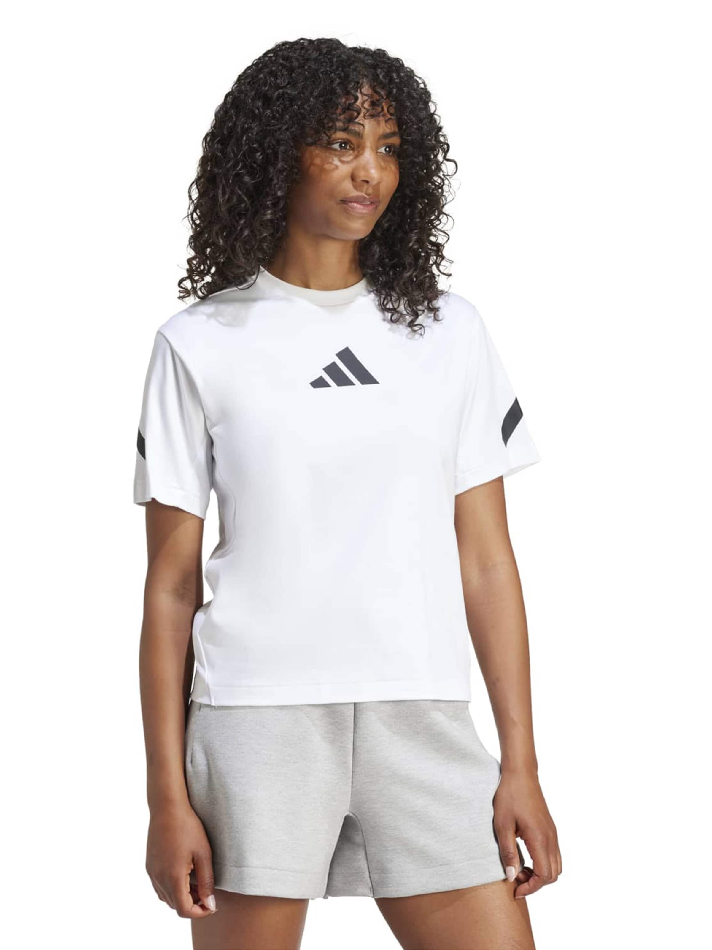 ADIDAS SPORTSWEAR Funktionsbluse 'Z.N.E.' i hvid