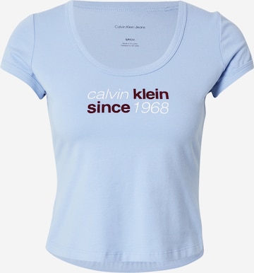 Calvin Klein Jeans Футболка в Синий: спереди