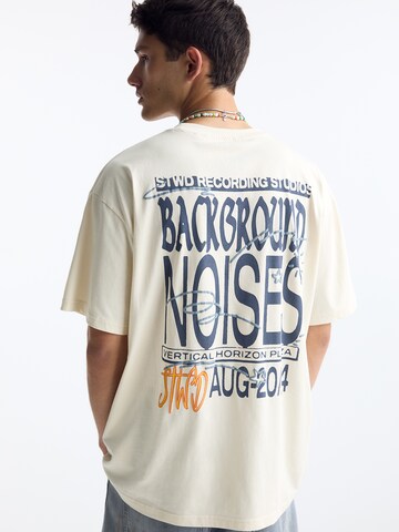 Pull&Bear T-Shirt in Weiß